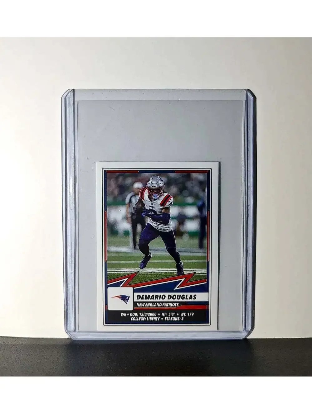 Demario Douglas 2025 Panini NFL #77 Sticker New England Patriots